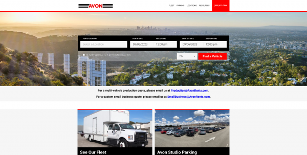 Avon Rents – Truck, Van & Car Rentals For Any Occasion In Los Angeles
